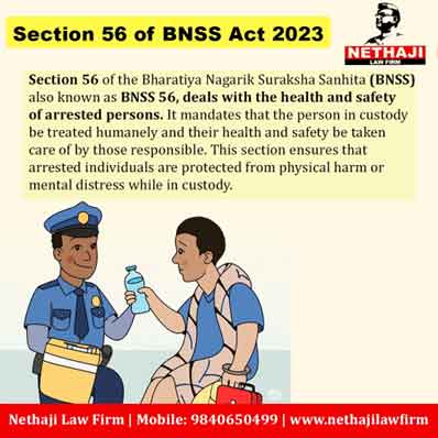 Section 56 of BNSS Act 2023
